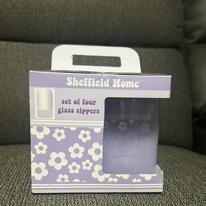 Sheffield Home Glass Sippers Set of Four